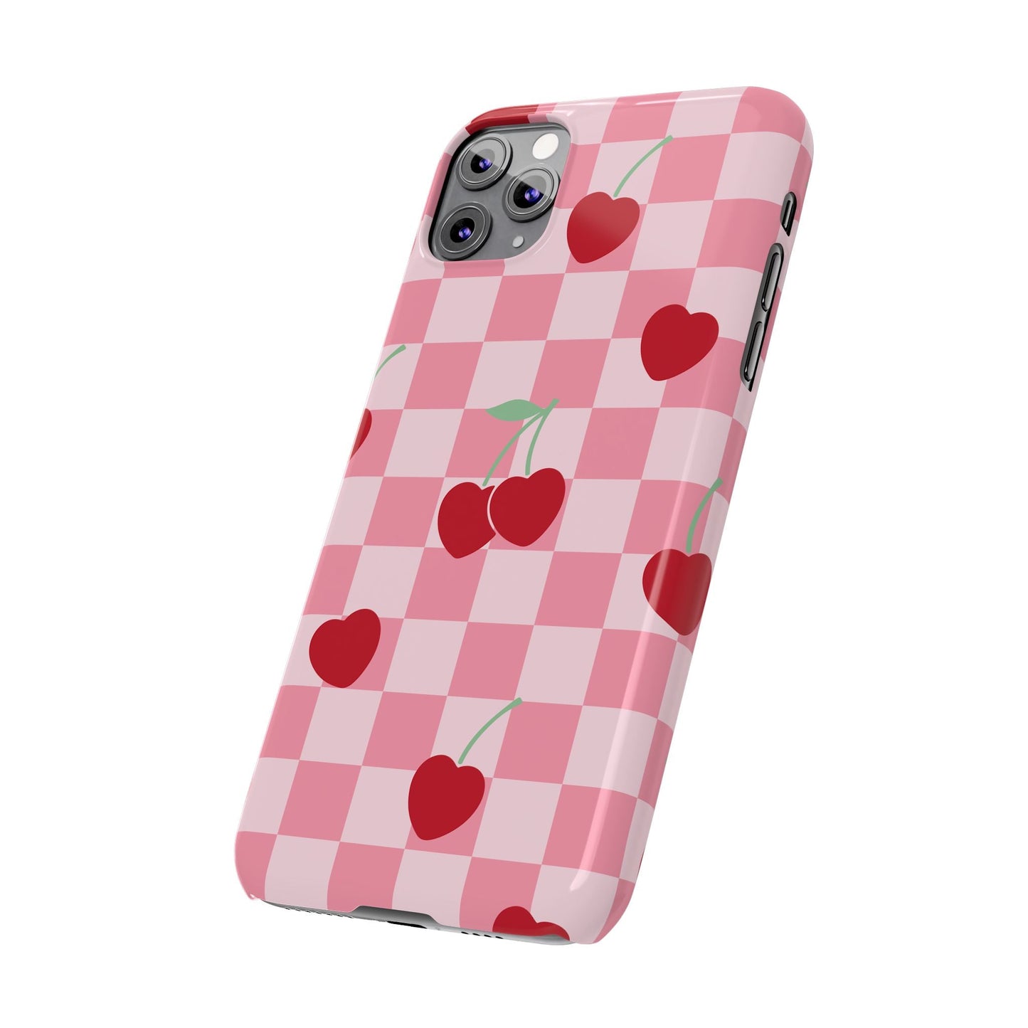 Cherry Checker Phone Case