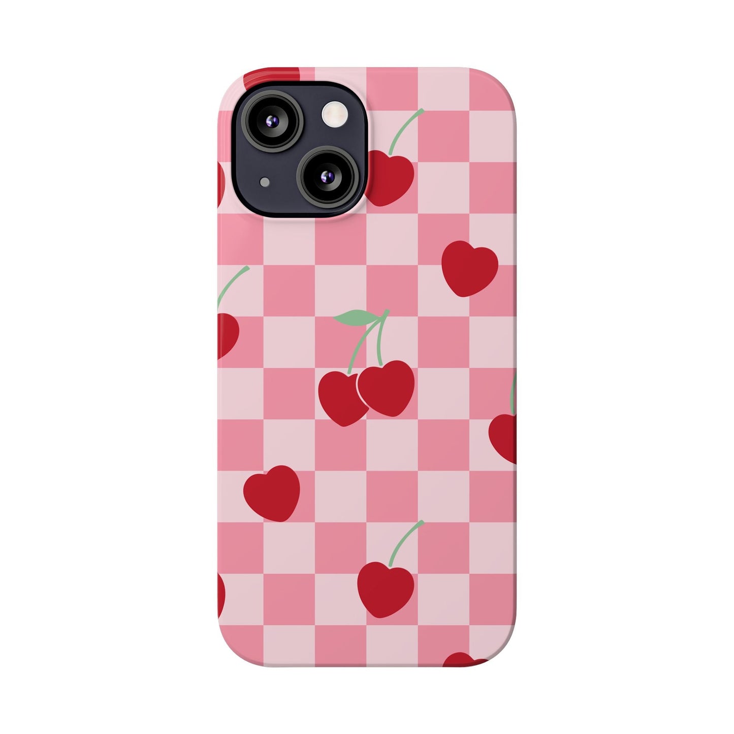 Cherry Checker Phone Case