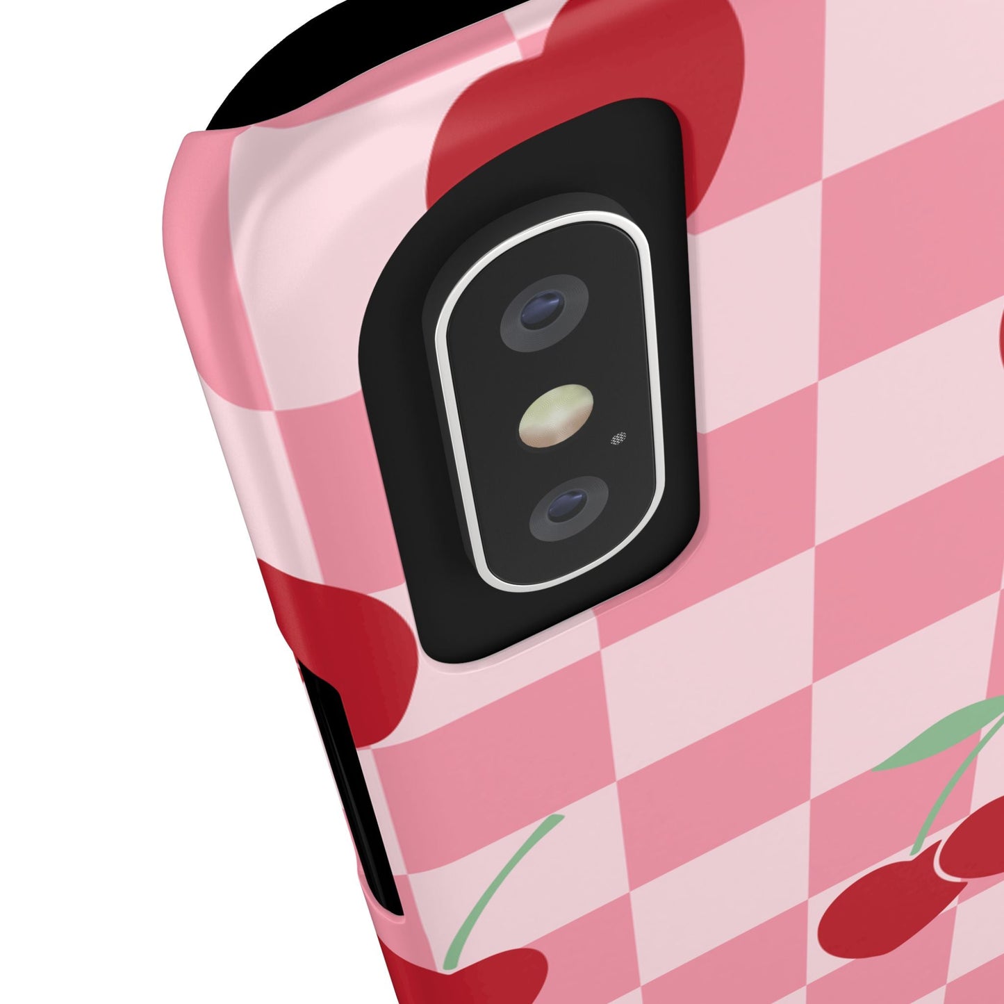 Cherry Checker Phone Case