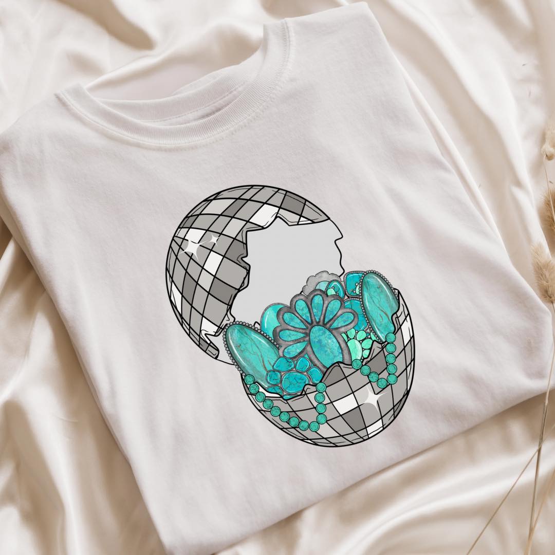 Disco ball easter egg tee & sweatshirt