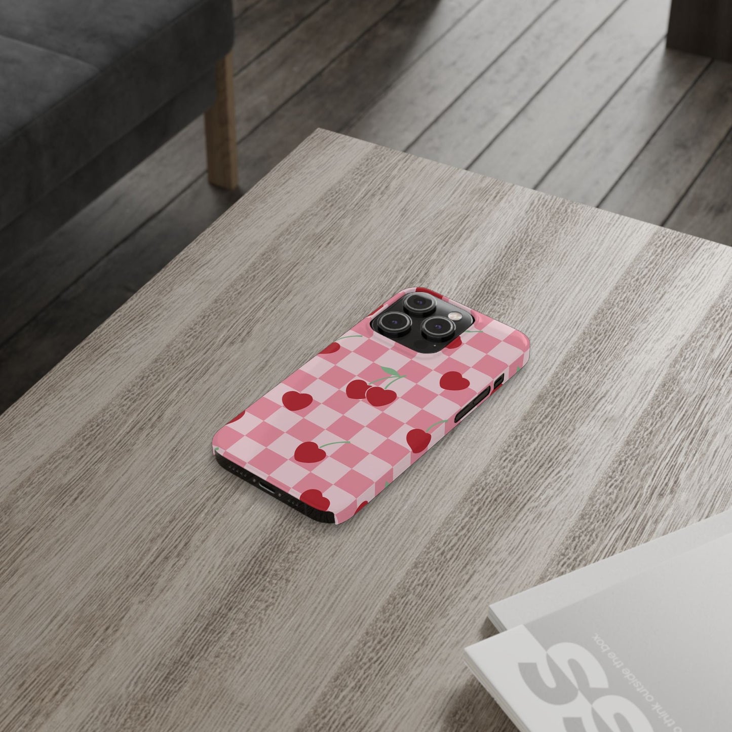 Cherry Checker Phone Case