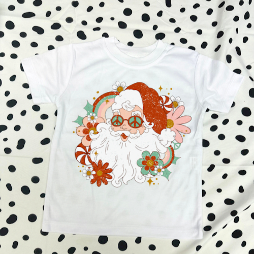 Boho floral Santa