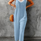 Full Size Spaghetti Strap Wide Leg Jumpsuit