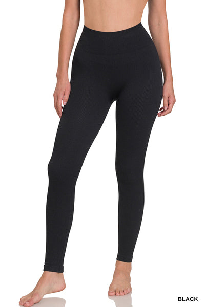 Zenana ribbed leggings