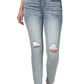 Zenana high rise light wash skinny jeans