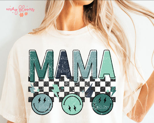 MAMA retro blue