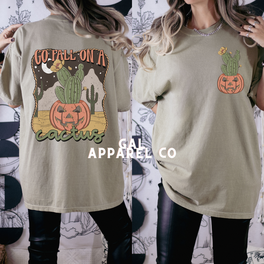 Go fall on a cactus design