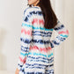 Double Take Tie-Dye Dropped Shoulder Lounge Set