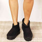 Legend Women's Fleece Lined Chunky Platform Mini Boots