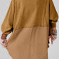 Curved Hem Dolman Sleeve Top