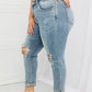 Judy Blue Malia Full Size Mid Rise Boyfriend Jeans