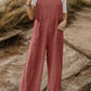 Full Size Wide Leg Front Pocket Jumpsuit