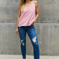 Judy Blue Melanie Full Size High Waisted Distressed Boyfriend Jeans