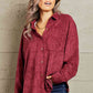 HYFVE Impressive Vibe Suede Button Down Shirt