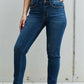 Judy Blue Aila Regular Full Size Mid Rise Cropped Relax Fit Jeans