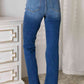 Judy Blue Full Size Distressed Raw Hem Jeans