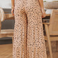 Printed Wide Tiered Pants