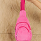 Fame Bring Me Everywhere Mini Corduroy Single Strap Backpack Bag