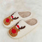 Melody Rudolph Print Plush Slide Slippers