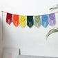 Rainbow Fringe Macrame Banner