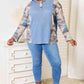 Sew In Love Full Size Waffle Knit Tribal Print Top