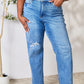 Judy Blue Full Size High Waist Distressed Jeans