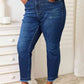 Judy Blue Full Size High Waist Released Hem Slit Jeans