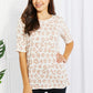 BOMBOM San Diego Sun Animal Print Tee