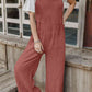 Full Size Wide Leg Front Pocket Jumpsuit