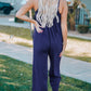 Full Size Spaghetti Strap Wide Leg Jumpsuit