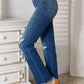 Judy Blue Full Size Distressed Raw Hem Jeans