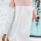 Two-Tone Contrast Drop Shoulder Shirt