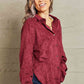 HYFVE Impressive Vibe Suede Button Down Shirt