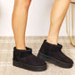 Legend Women's Fleece Lined Chunky Platform Mini Boots