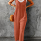 Full Size Spaghetti Strap Wide Leg Jumpsuit