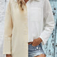 Two-Tone Contrast Drop Shoulder Shirt