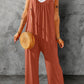 Full Size Spaghetti Strap Wide Leg Jumpsuit