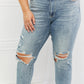 Judy Blue Malia Full Size Mid Rise Boyfriend Jeans