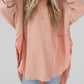 Curved Hem Dolman Sleeve Top