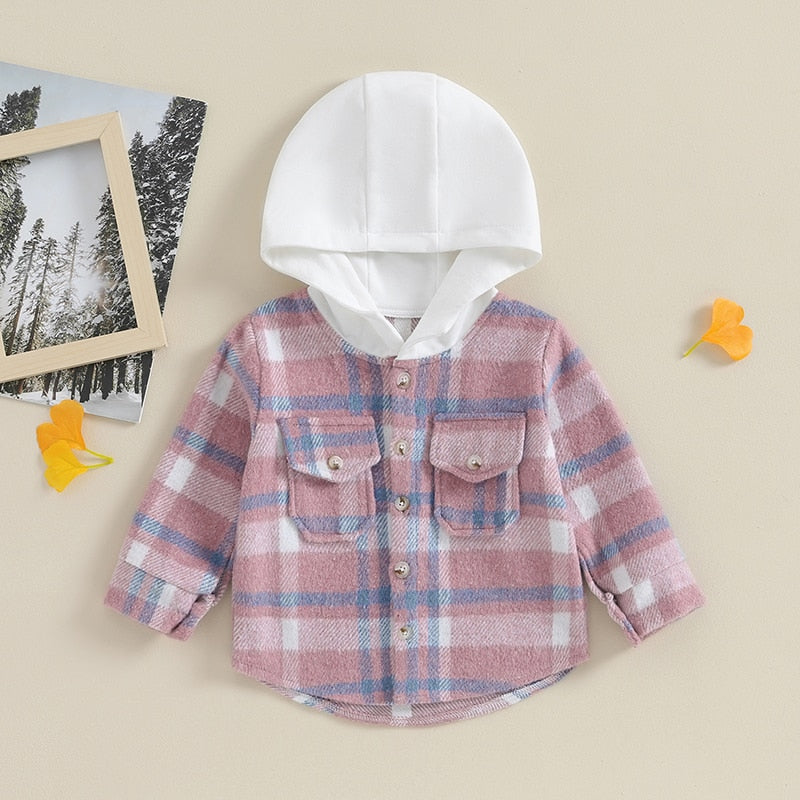 Kids hooded shacket (TAT: 10-20 days)