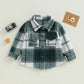 Kids plaid Shackets (TAT: 10-20 days)