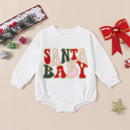 Santa baby bubble romper (TAT: 10-20 days)