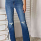 Judy Blue Full Size Distressed Raw Hem Jeans