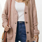 Drop Shoulder Button Down Pocketed Cardigan