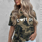 Coffee Graphic Camo Tee