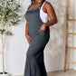 Double Take Full Size Wide Strap Overall with Pockets