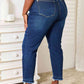 Judy Blue Full Size High Waist Released Hem Slit Jeans