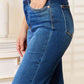 Judy Blue Full Size Straight Leg Jeans with Pockets