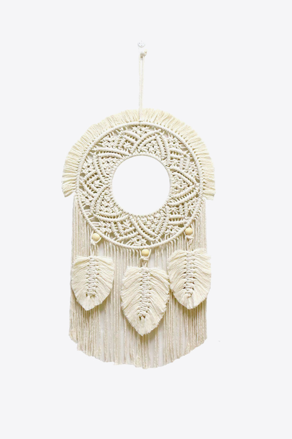 Hand-Woven Fringe Macrame Wall Hanging