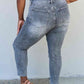 Judy Blue Racquel Full Size High Waisted Stone Wash Slim Fit Jeans